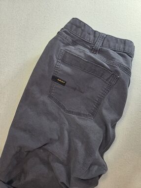 Ariat Rebar M4 Pants 40x34 Gray Relaxed Straight Workwear
